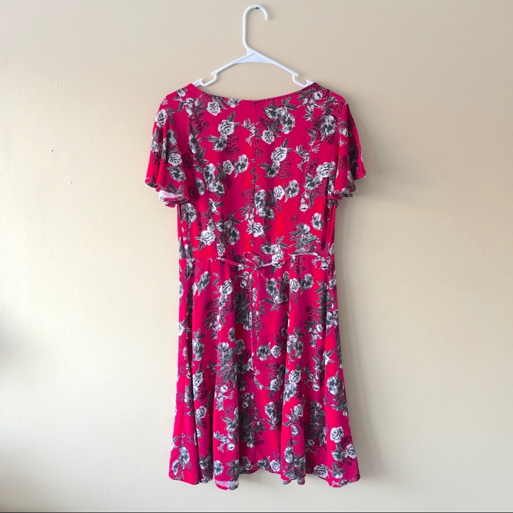 ❌SOLD❌TORRID FLORAL PRINT BUTTON CHALLIS DRESS - Picture 3 of 8